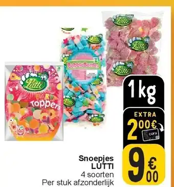Cora Snoepjes LUTTI aanbieding