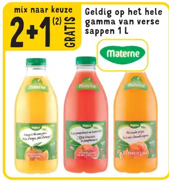 Cora Geldig op het hele gamma van verse sappen 1 L aanbieding
