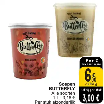 Cora Soepen BUTTERFLY aanbieding