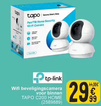 Cora Wifi beveligingscamera voor binnen TAPO C200 HOME 2589889 aanbieding