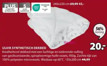 Ulvik synthetisch dekbed