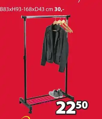 Jysk Gudme Kledingrek aanbieding