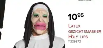 Euroshop Latex gezichtsmasker Holy lips aanbieding