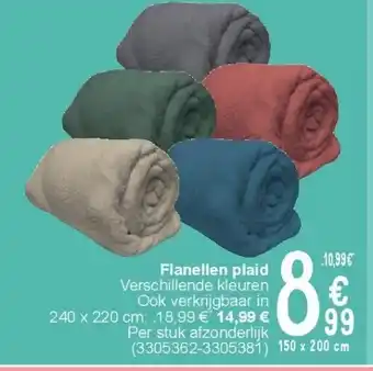 Cora Flanellen plaid aanbieding