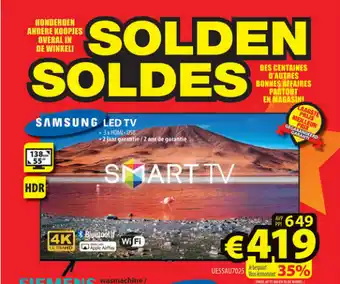 ElectroStock SAMSUNG LED TV aanbieding