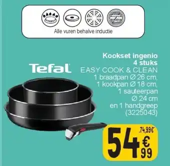 Cora Kookset ingenio 4 stuks aanbieding