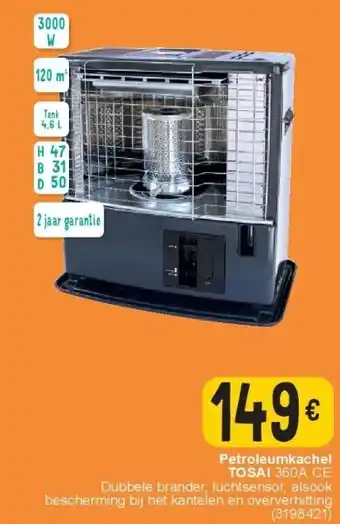 Cora Petroleumkachel TOSAI aanbieding