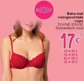 Cora Beha met voorgevormde cups aanbieding