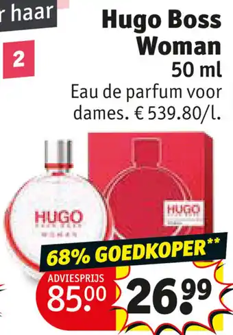 Kruidvat Hugo Boss Woman 50 ml aanbieding
