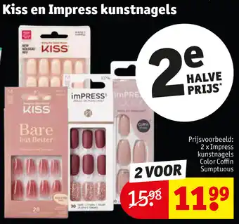 Kruidvat Kiss en Impress kunstnagels aanbieding