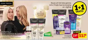 Kruidvat Keuze uit het hele gamma John Frieda haarverzorging en -styling aanbieding
