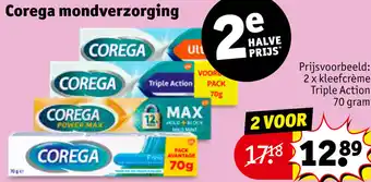 Kruidvat Corega mondverzorging aanbieding