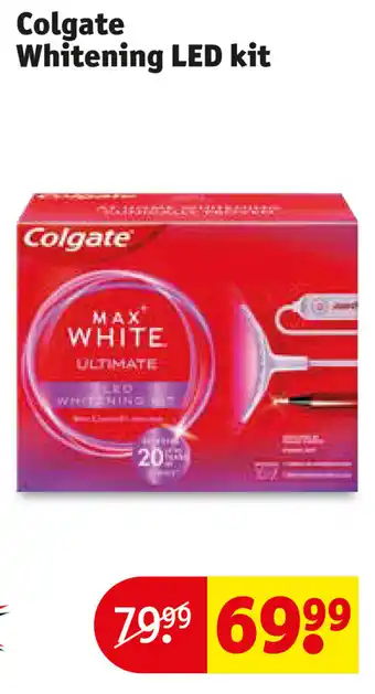 Kruidvat Colgate Whitening LED kit aanbieding