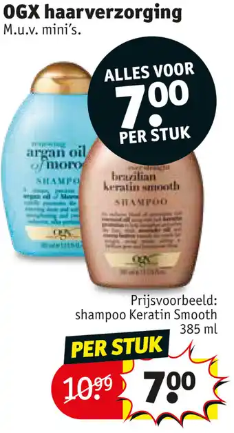 Kruidvat OGX haarverzorging aanbieding