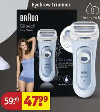 Kruidvat BRAUN Silk-épil Lady Shaver aanbieding