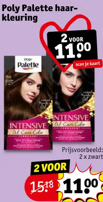 Kruidvat Poly Palette haarkleuring aanbieding