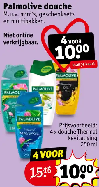 Kruidvat Palmolive douche aanbieding