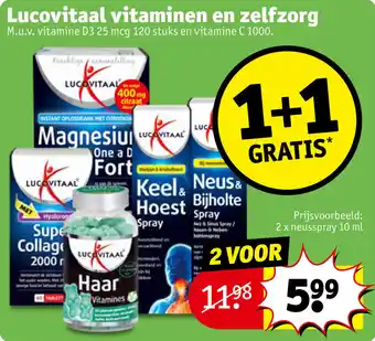 Kruidvat Lucovitaal vitaminen en zelfzorg aanbieding