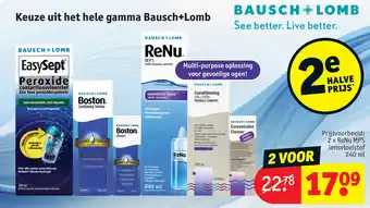 Kruidvat Keuze uit het hele gamma Bausch+Lomb aanbieding