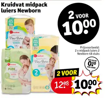 Kruidvat Kruidvat midpack luiers Newborn aanbieding