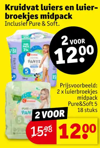 Kruidvat Kruidvat luiers en luierbroekjes midpack aanbieding