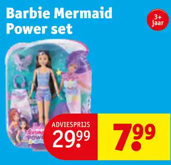 Kruidvat Barbie Mermaid Power set aanbieding