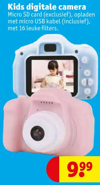 Kruidvat Kids digitale camera aanbieding