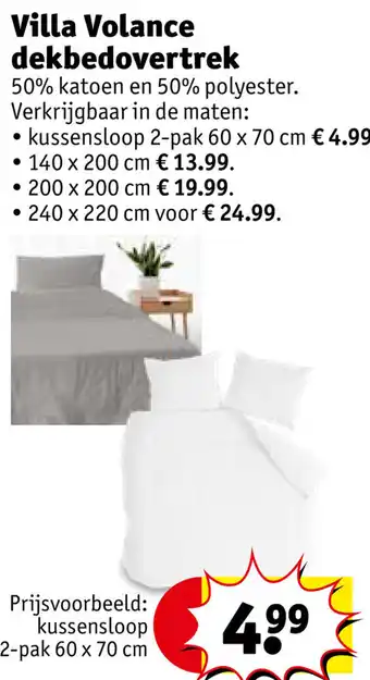 Kruidvat Villa Volance dekbedovertrek aanbieding