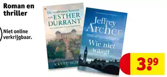 Kruidvat Roman en thriller aanbieding