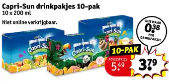 Kruidvat Capri-Sun drinkpakjes 10-pak aanbieding