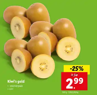 Lidl Kiwi's gold aanbieding