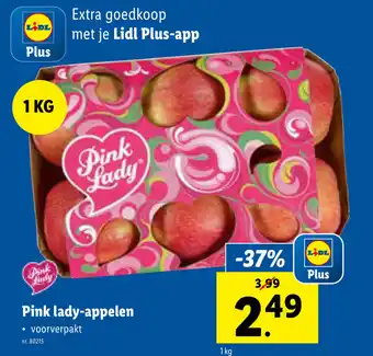 Lidl Pink lady-appelen aanbieding