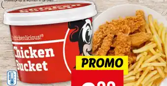 Lidl Fried chicken bucket aanbieding