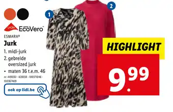 Lidl Jurk aanbieding