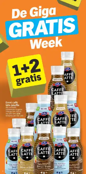 Albert Heijn Emmi caffè latte ijskoffie aanbieding