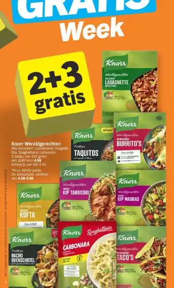Albert Heijn Knorr Wereldgerechten aanbieding