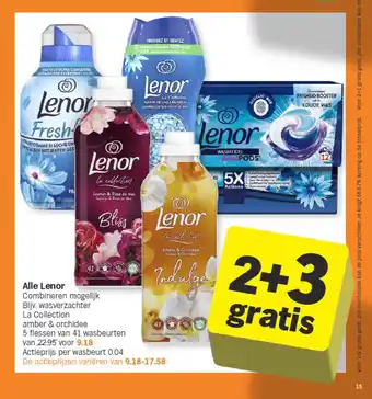 Albert Heijn Alle Lenor aanbieding