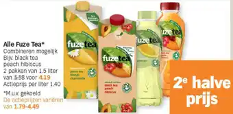 Albert Heijn Alle Fuze Tea aanbieding