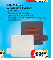 Kruidvat Villa Volance verwarmd zitkussen aanbieding