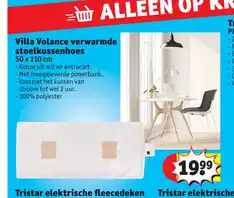 Kruidvat Villa Volance verwarmde stoelkussenhoes aanbieding