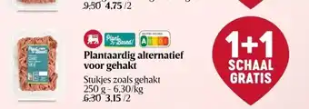 Delhaize Plantaardig alternatief voor gehakt aanbieding