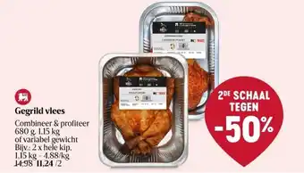Delhaize Gegrild vlees aanbieding