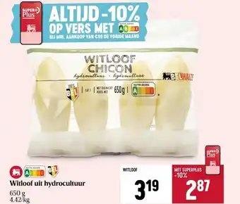 Delhaize Witloof uit hydrocultuur aanbieding