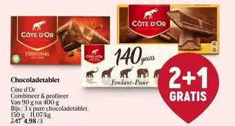 Delhaize Chocoladetablet aanbieding