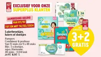 Delhaize Luierbroekjes, luiers of doekjes aanbieding