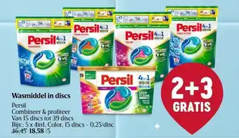 Delhaize Wasmiddel in discs aanbieding