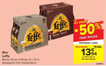 Carrefour Market Bier leffe aanbieding
