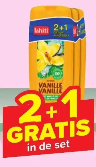 Carrefour Market Set douchegels tahiti 6 soorten aanbieding
