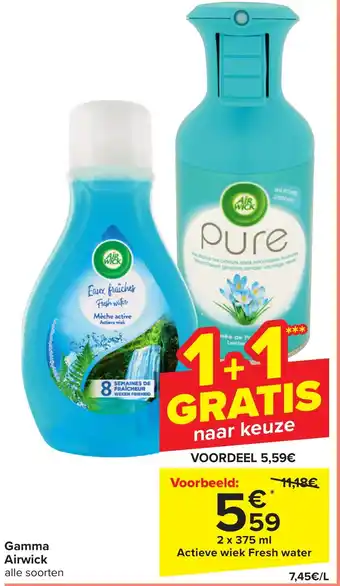 Carrefour Market Gamma Airwick aanbieding