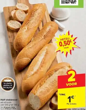 Carrefour Half stokbrood aanbieding